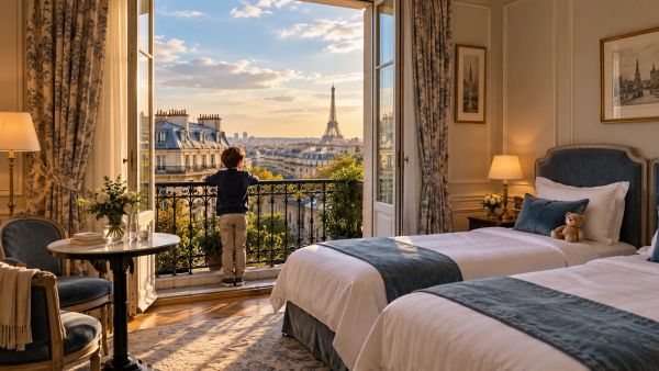Top 10 hôtels parfaits pour les familles à Paris
