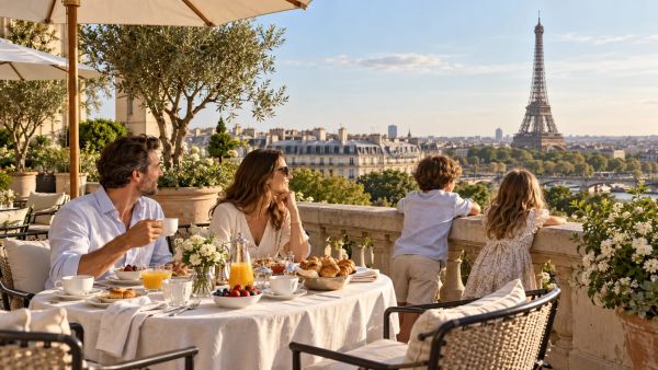 Top 10 hôtels parfaits pour les familles à Paris